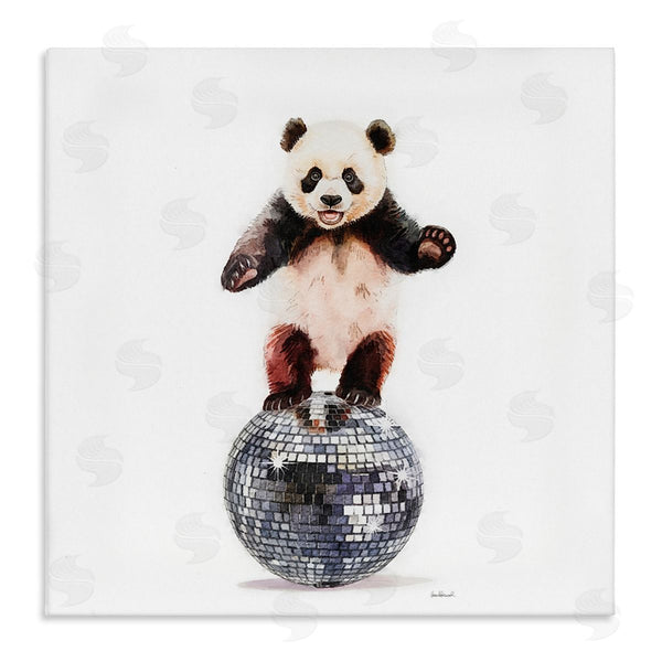 stupell industries Amanda Greenwood | Panda Balancing on Disco Ball