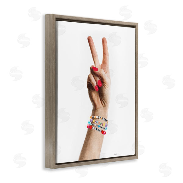 Stupell Industries Amanda Greenwood | Peace Sign Hand