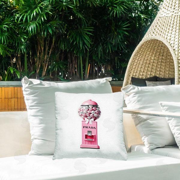 Stupell Industries Amanda Greenwood | Pink Fashion Gumballs Printed Throw Pillow