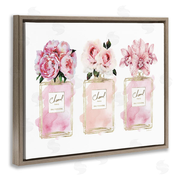 Stupell Industries Amanda Greenwood | Pink Flowers & Perfumes Glam Fashion