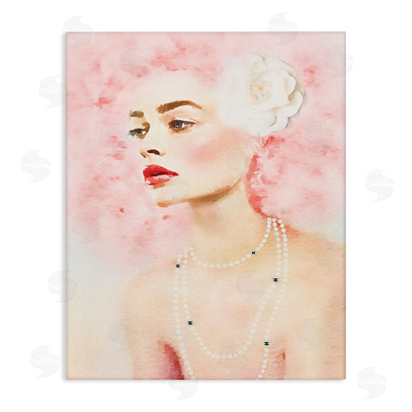 stupell industries Amanda Greenwood | Pink Hair Fashion Portrait