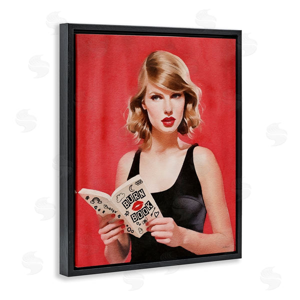 Stupell Industries Amanda Greenwood | Popstar Reading Book Red