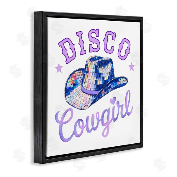 Stupell Industries Amanda Greenwood | Purple Disco Cowgirl Hat