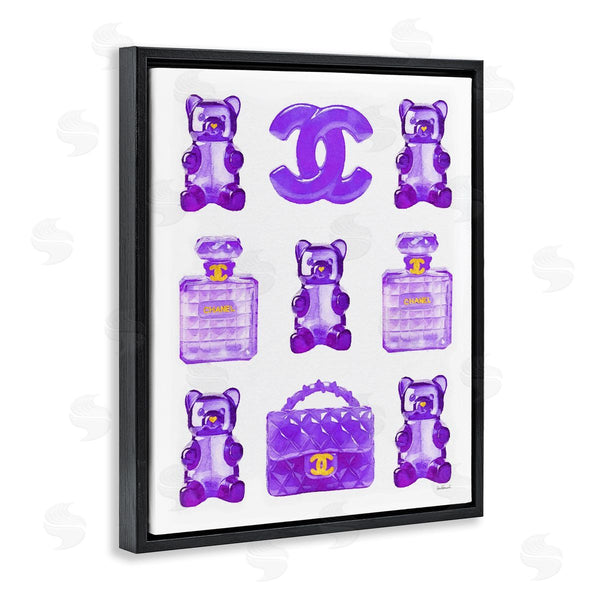 Stupell Industries Amanda Greenwood | Purple Glam Gummy Candy