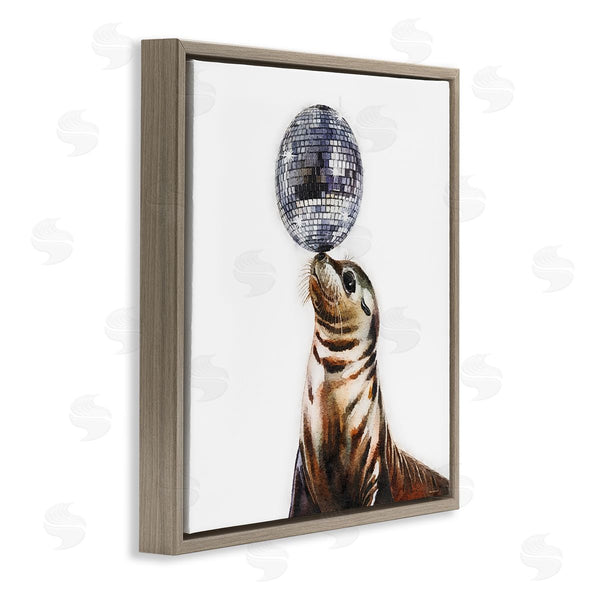 Stupell Industries Amanda Greenwood | Seal Balancing Disco Ball