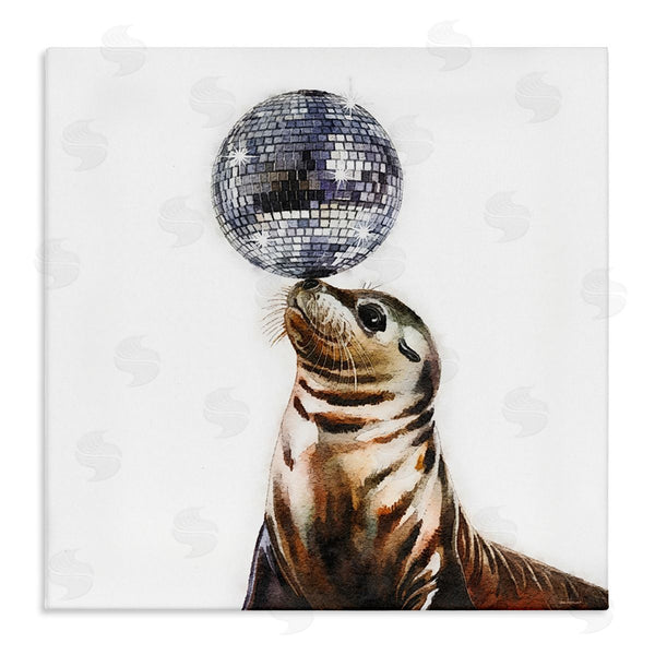 stupell industries Amanda Greenwood | Seal Balancing Disco Ball