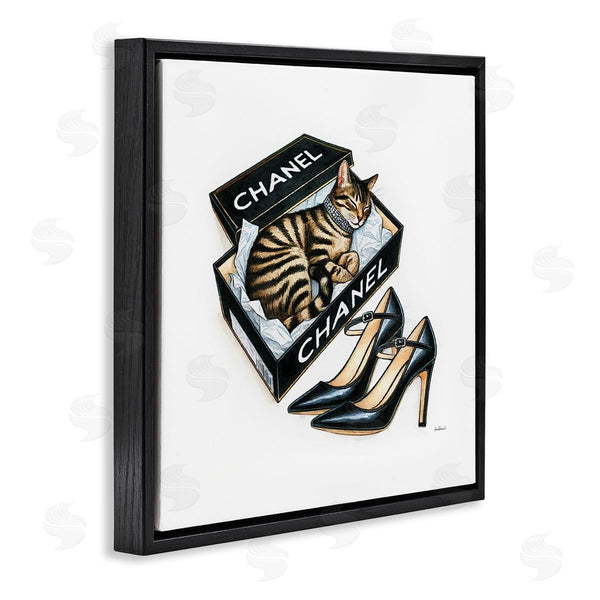 Stupell Industries Amanda Greenwood | Sleeping Cat In Shoe Box Wall Art