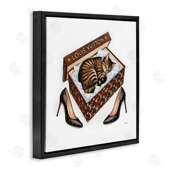 Stupell Industries Amanda Greenwood | Sleeping Cat In Shoebox