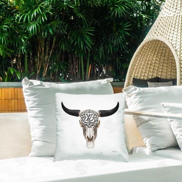 Stupell Industries Amanda Greenwood | Southwestern Glam Skull Printed Throw Pillow