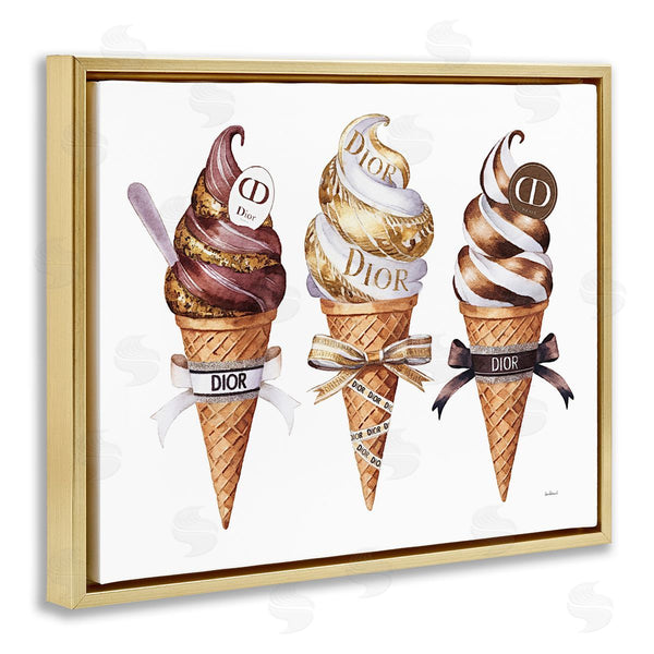 Stupell Industries Amanda Greenwood | Sweet Glam Ice Cream