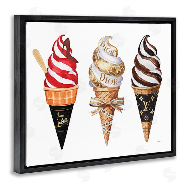 Stupell Industries Amanda Greenwood | Swirled Glam Ice Cream