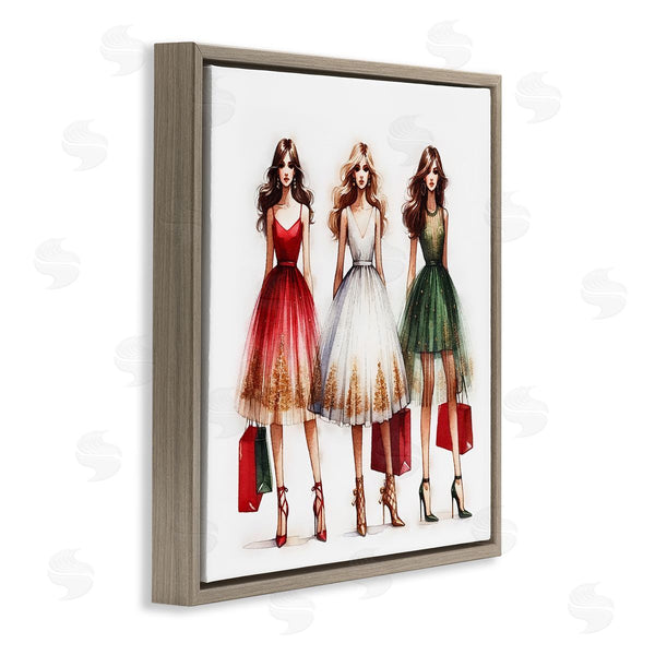 Stupell Industries Amanda Greenwood | Trendy Christmas Girls