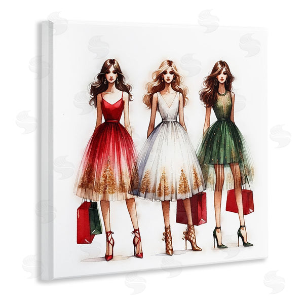Stupell Industries Amanda Greenwood | Trendy Christmas Girls