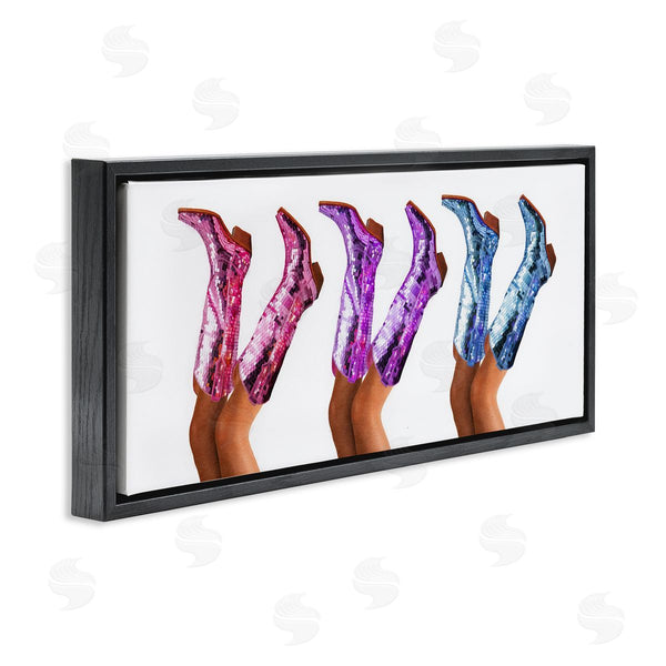 Stupell Industries Amanda Greenwood | Trendy Glam Cowgirl Boots Wall Art