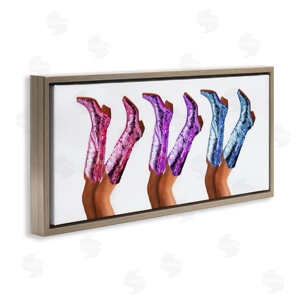 Stupell Industries Amanda Greenwood | Trendy Glam Cowgirl Boots Wall Art