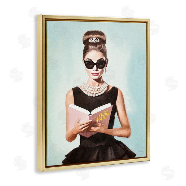 Stupell Industries Amanda Greenwood | Trendy Woman Reading