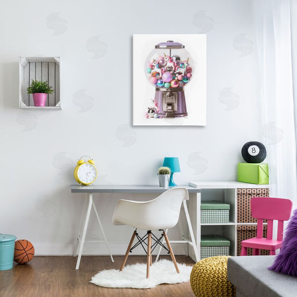 Stupell Industries Amanda Greenwood | Unicorn Gumball Machine Wall Art