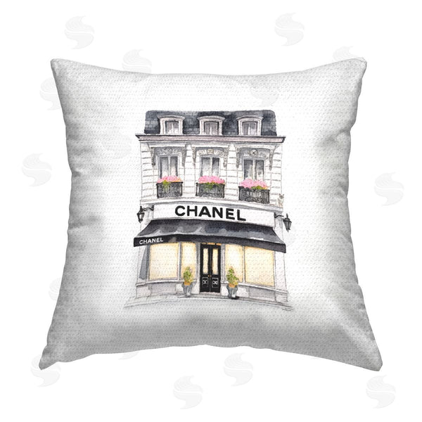 Stupell Industries Amanda Greenwood | Urban Fashion Storefront Printed Throw Pillow
