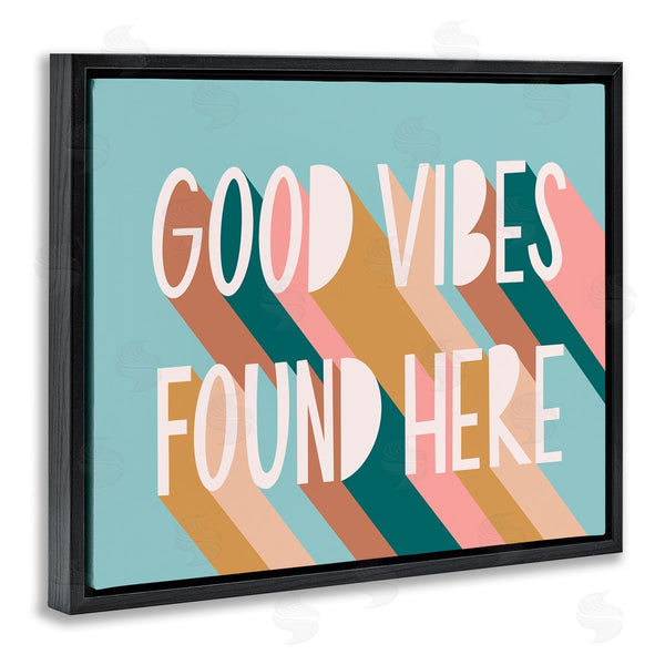 Stupell Industries Amanda Houston | Good Vibes Found Here Color Pop