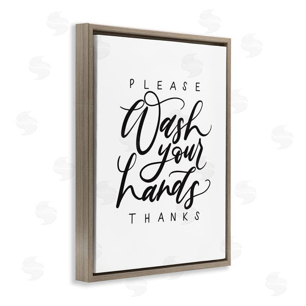 Stupell Industries Amanda Houston | Please Wash Your Hands