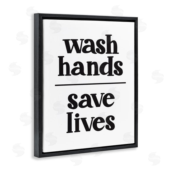 Stupell Industries Amanda Houston | Wash Hands Save Lives