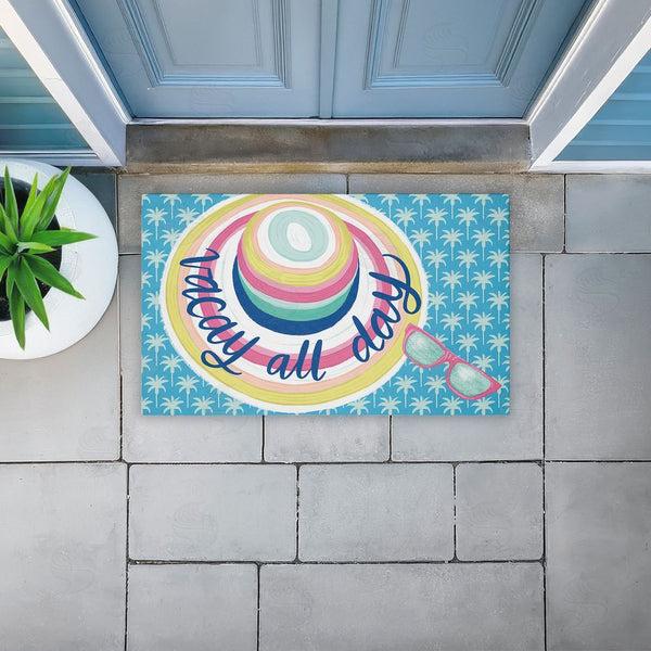 Stupell Industries Amanda McGee | Summer Vacay All Day Non-Woven Door Mat