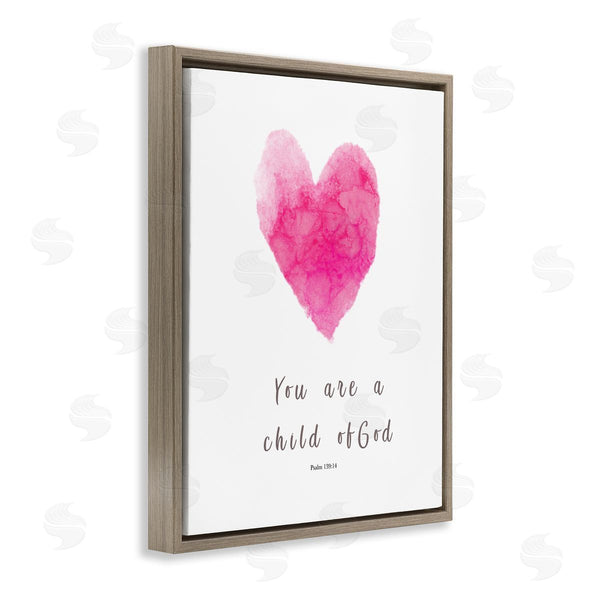 Stupell Industries Amber Clarkson | Child Of God Proverb Wall Art