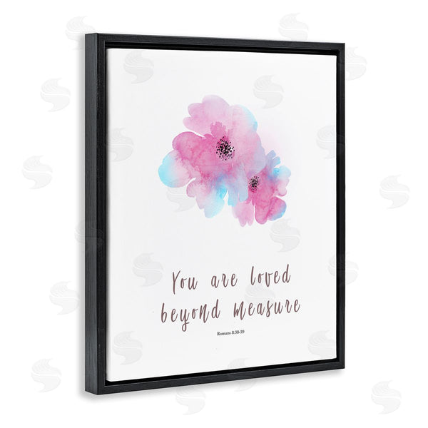 Stupell Industries Amber Clarkson | Loved Beyond Measure Proverb Wall Art