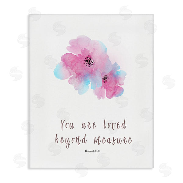 stupell industries Amber Clarkson | Loved Beyond Measure Proverb Wall Art