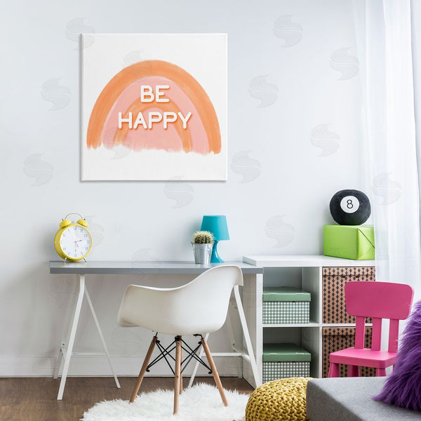 Stupell Industries Amber Clarkson | Orange Be Happy Wall Art