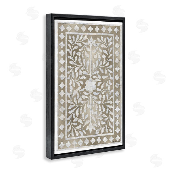 Stupell Industries Amber Sterling | Arabesque Bohemian Pattern Wall Art