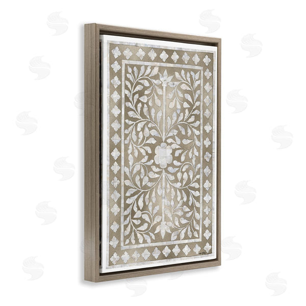 Stupell Industries Amber Sterling | Arabesque Bohemian Pattern Wall Art