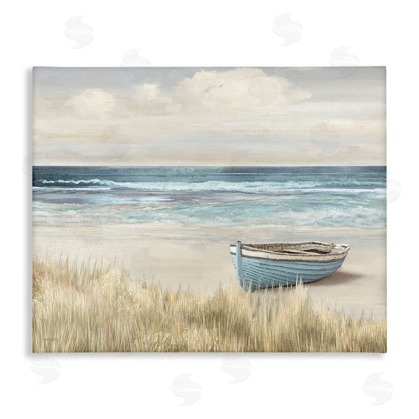 stupell industries Amber Sterling | Boat on Grassy Shore Wall Art