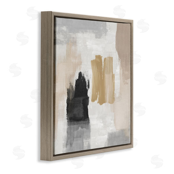 Stupell Industries Amber Sterling | Brushed Pastel Soft Abstract