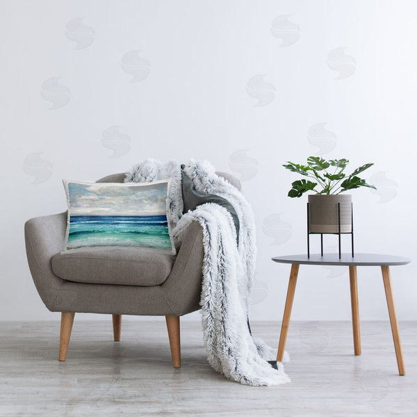 Stupell Industries Amber Sterling | Cloudy Beach Horizon