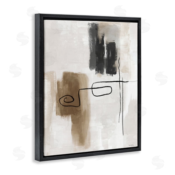 Stupell Industries Amber Sterling | Flowing Contrast Grey & Tan