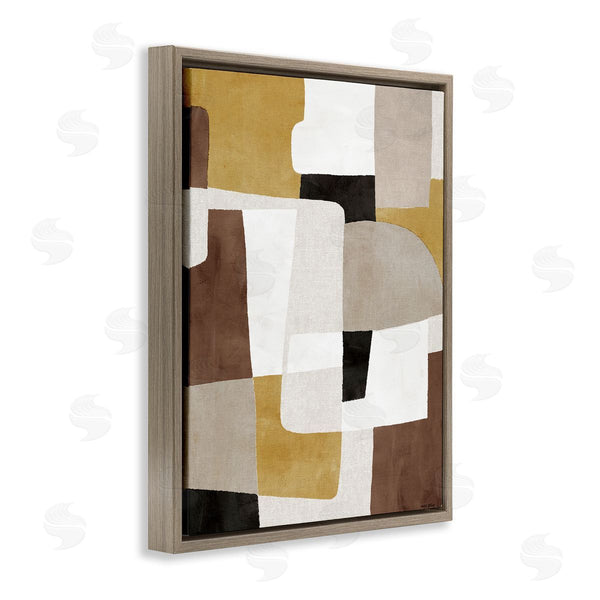 Stupell Industries Amber Sterling | Funky Boho Geometric Shapes