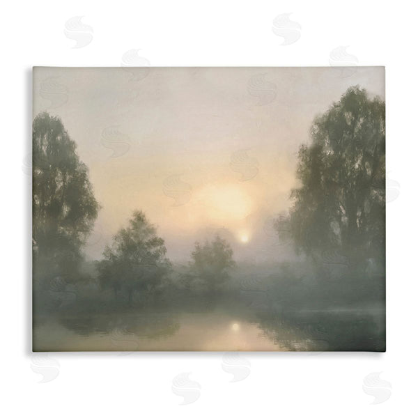stupell industries Amber Sterling | Misty Pond Reflection Wall Art