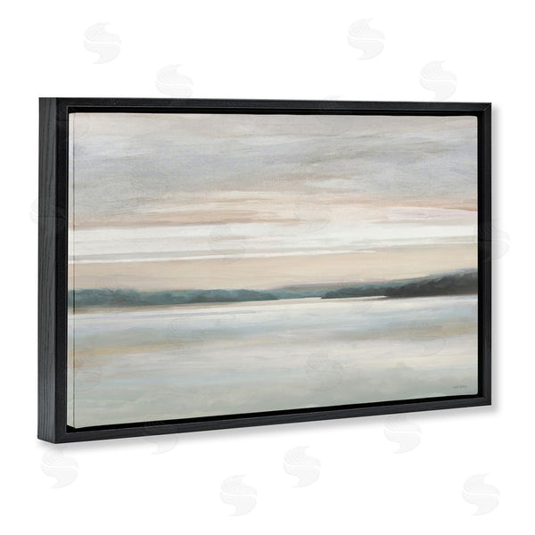 Stupell Industries Amber Sterling | Muted Lake Abstraction Wall Art