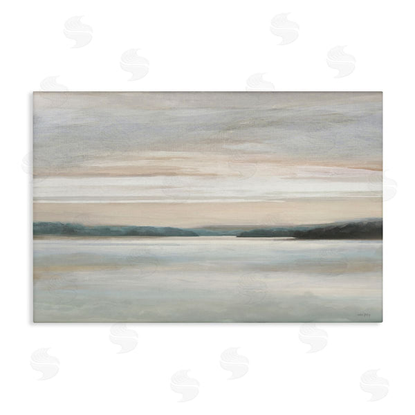 stupell industries Amber Sterling | Muted Lake Abstraction Wall Art