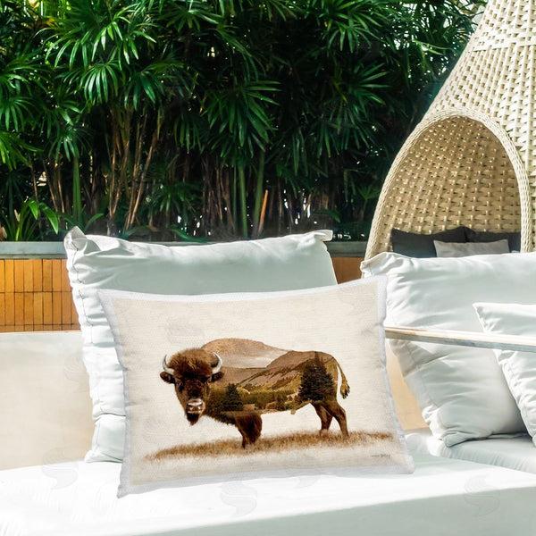 Stupell Industries Amber Sterling | Nature Patterned Bison