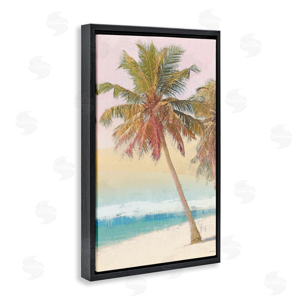 Stupell Industries Amber Sterling | Pastel Gradient Beach Scene Wall Art