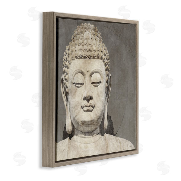 Stupell Industries Amber Sterling | Rustic Buddha Portrait Wall Art