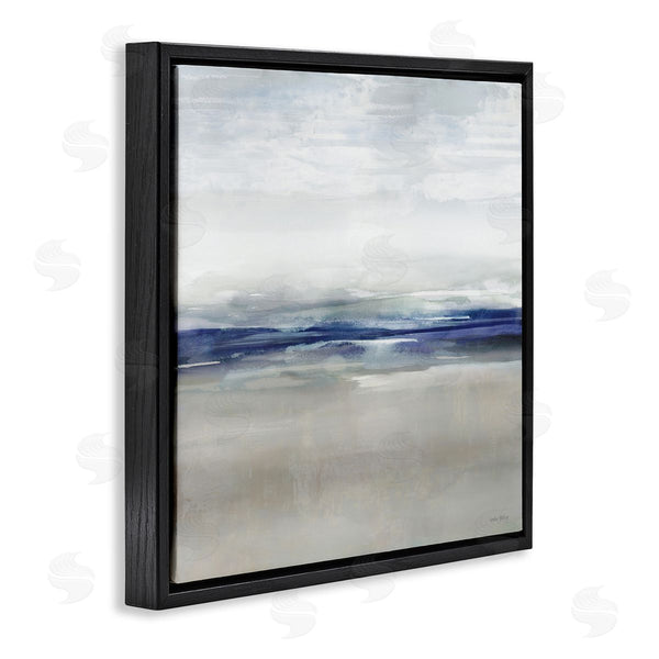 Stupell Industries Amber Sterling | Soothing Faded Blue Horizon