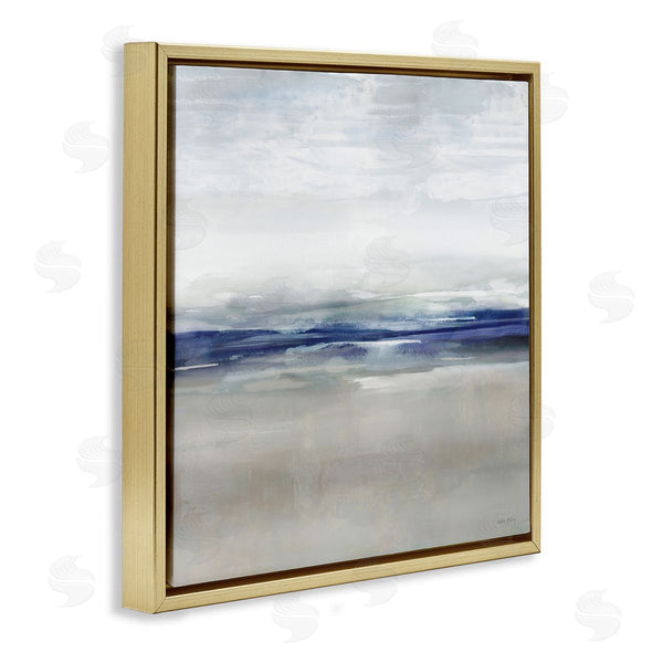 Stupell Industries Amber Sterling | Soothing Faded Blue Horizon