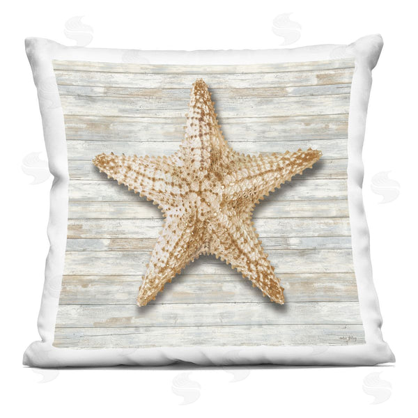 stupell industries Amber Sterling | Starfish On Shiplap Printed Throw Pillow stupell industries Amber Sterling | Starfish On Shiplap Printed Throw Pillow