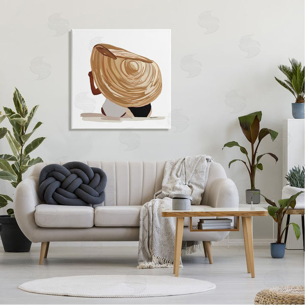 Stupell Industries Amelia Noyes | Beach Babe Friends Tropical Summer Sun Hat Wall Art