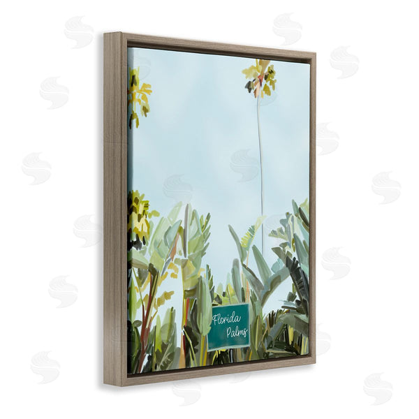Stupell Industries Amelia Noyes | Florida Palms Botanicals Wall Art