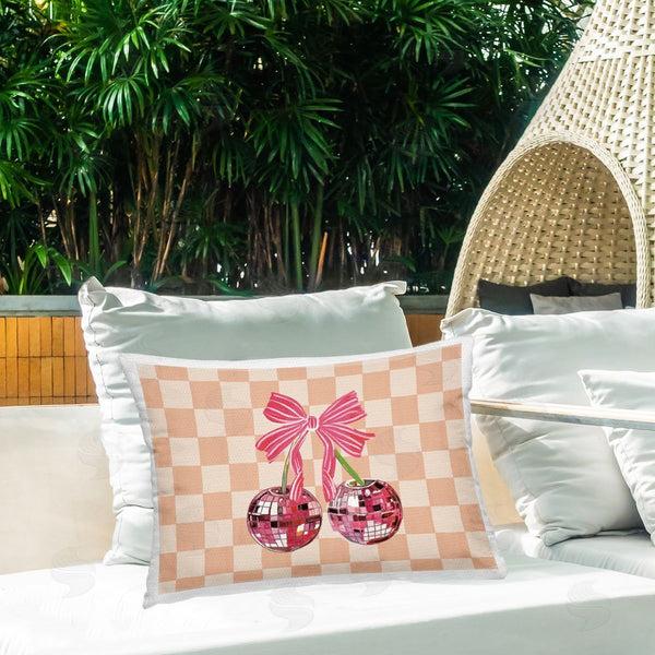 Stupell Industries Amelia Noyes | Glam Cherries On Geometric