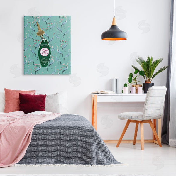 Stupell Industries Amelia Noyes | Heron Patterned Glam Key Wall Art